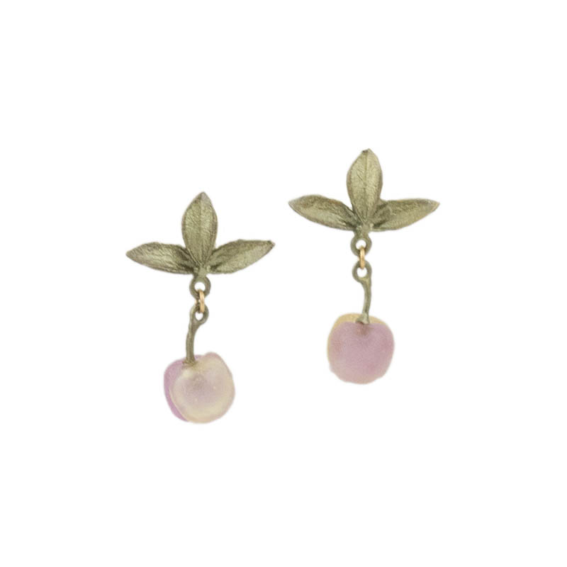 Peach Tree Post Earrings | Nature Jewelry